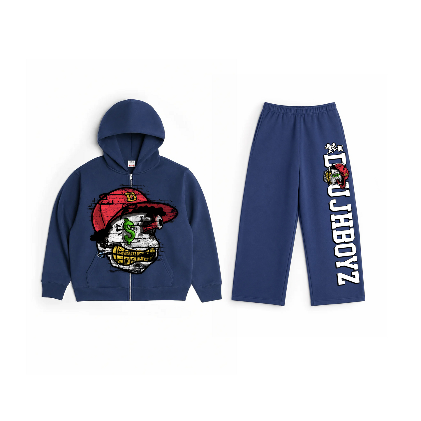 DB mascot sweat suit