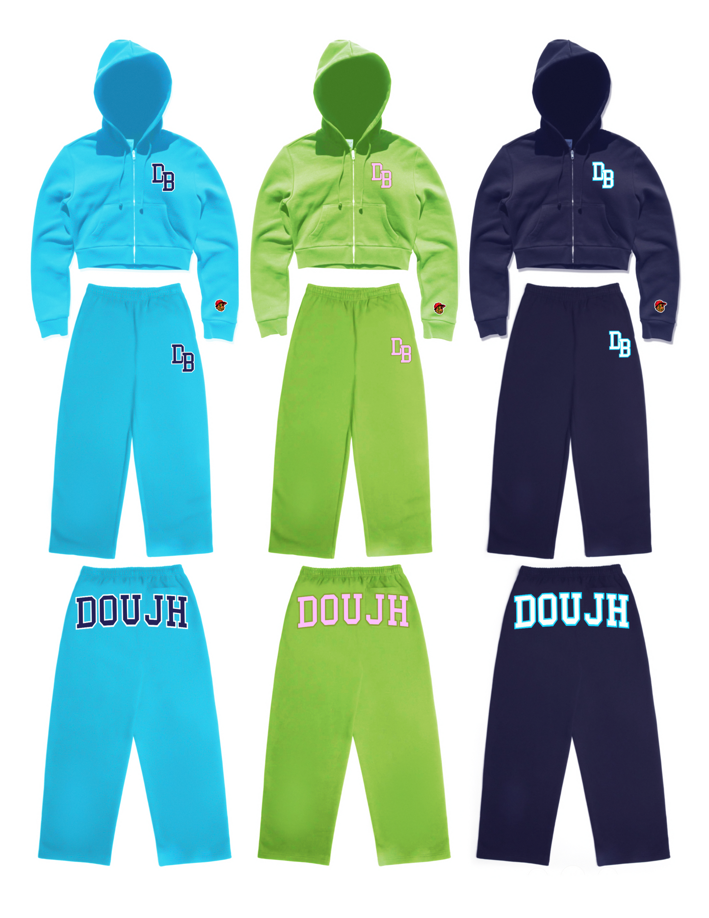 Women’s cropped Doujh sweatsuit