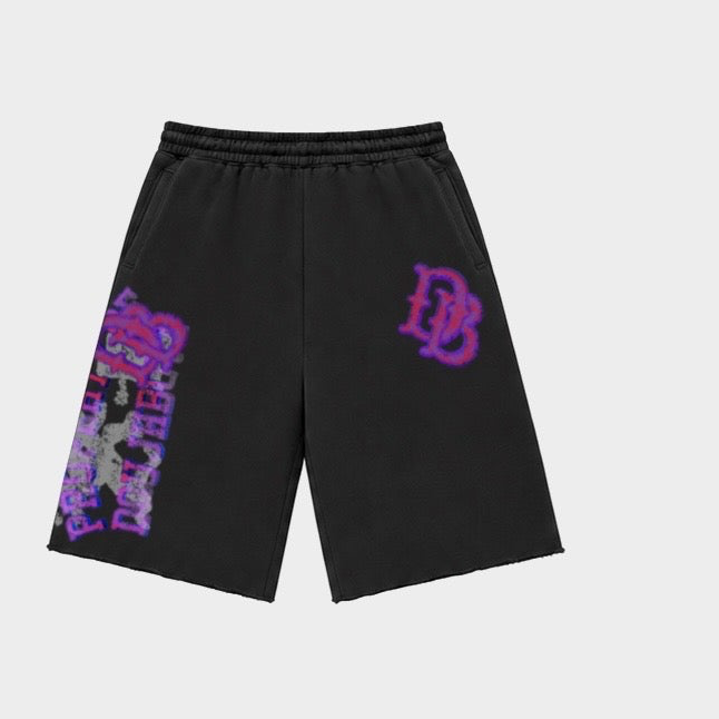 Property of DB Heavyweight shorts