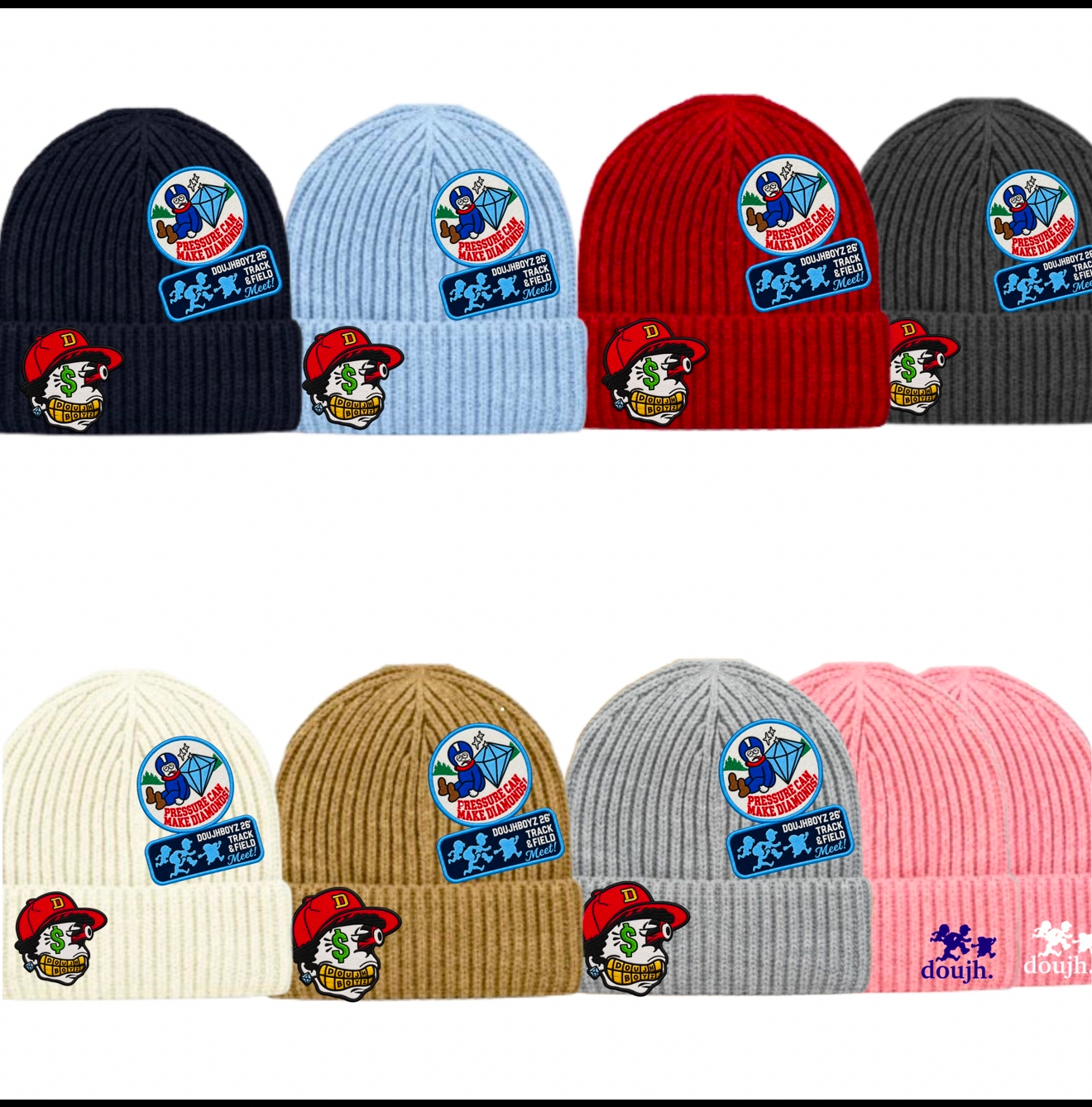 Doujh. Knitted beanies