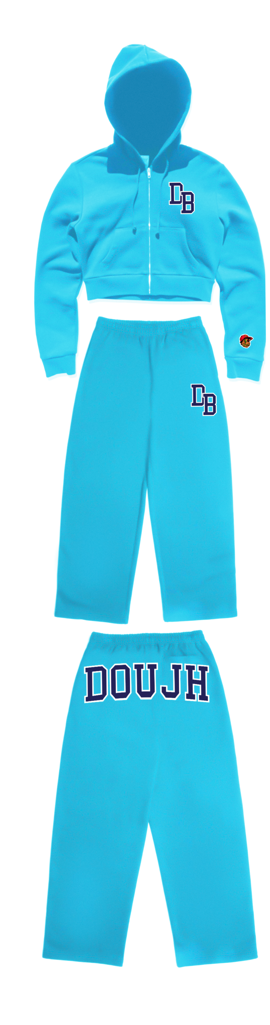 Women’s cropped Doujh sweatsuit