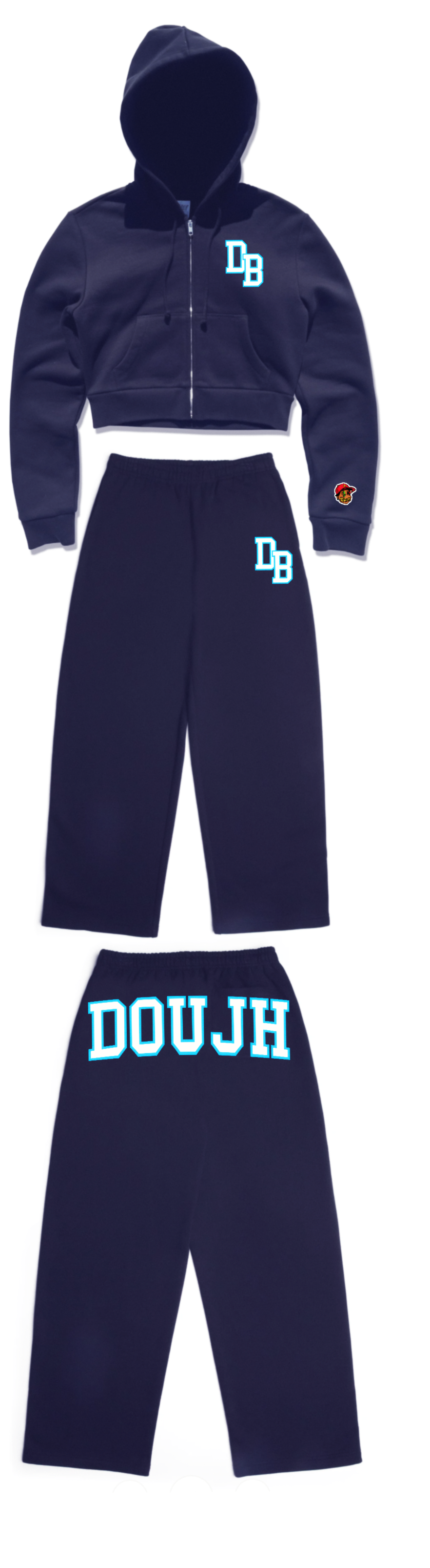 Women’s cropped Doujh sweatsuit