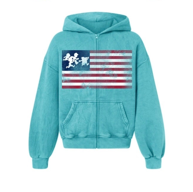 DB flag zip up