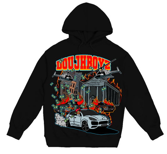 “City on Fire” Pullover hoodie